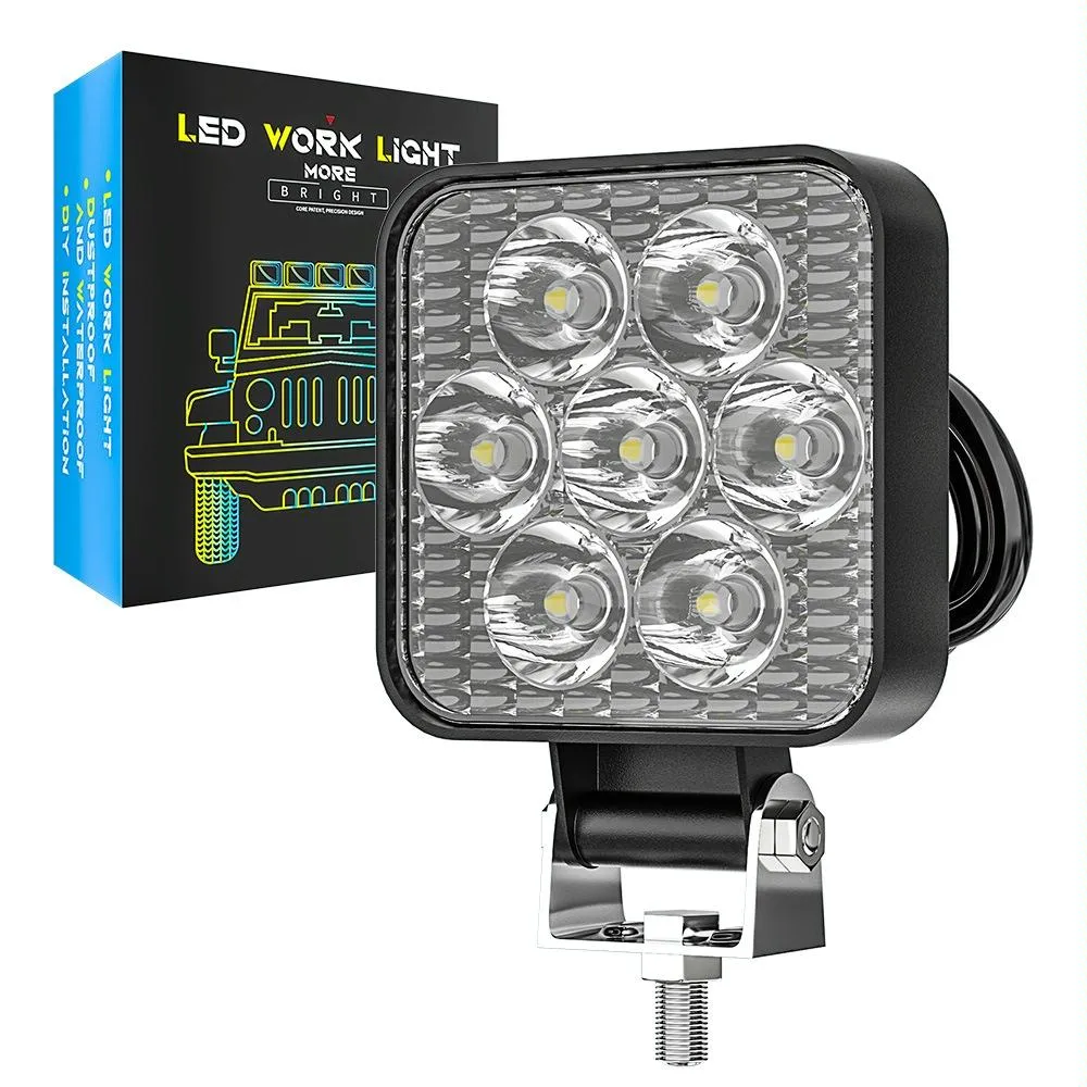 12 - 30V 12W 6000K 2.5 Inch Car LED Engineering Auxiliary Light | White Light