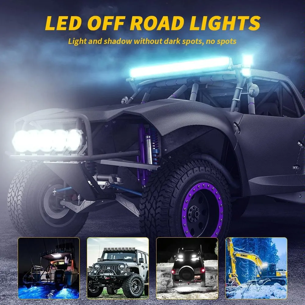 12 - 30V 12W 6000K 2.5 Inch Car LED Engineering Auxiliary Light | White Light