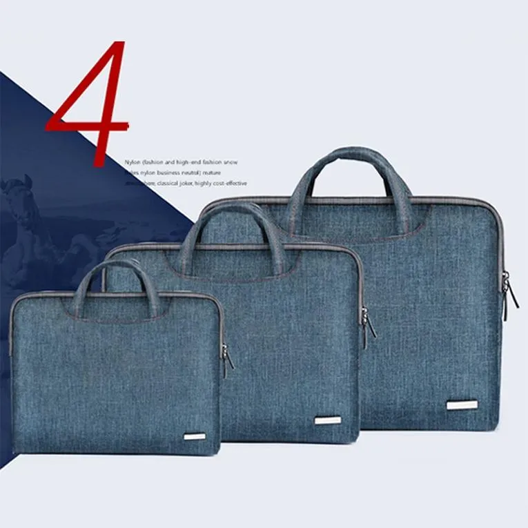 13.3 Inch Simple Business Laptop Bag with Liner | LS-116 | Canvas | Small Elephant Red