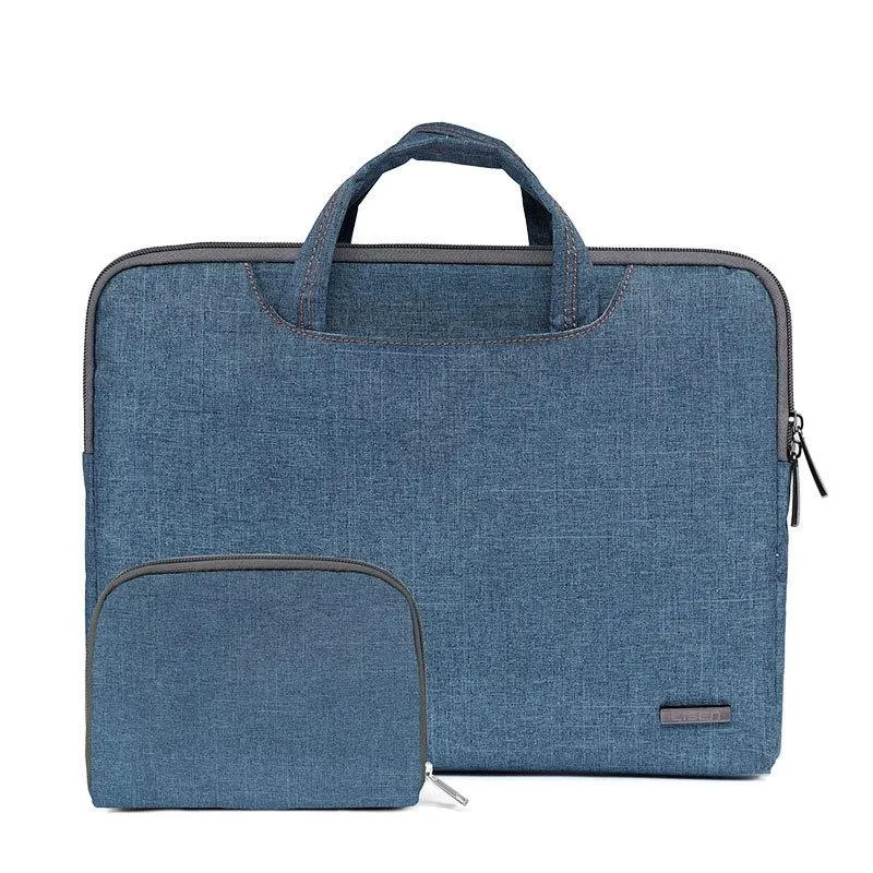 13.3 Inch Simple Business Laptop Bag with Liner | LS-116 | Canvas | Small Elephant Red