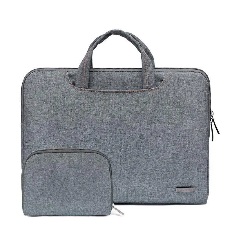 13.3 Inch Simple Business Laptop Bag | With Liner | LS-116 | Snowflake Nylon | Light Red