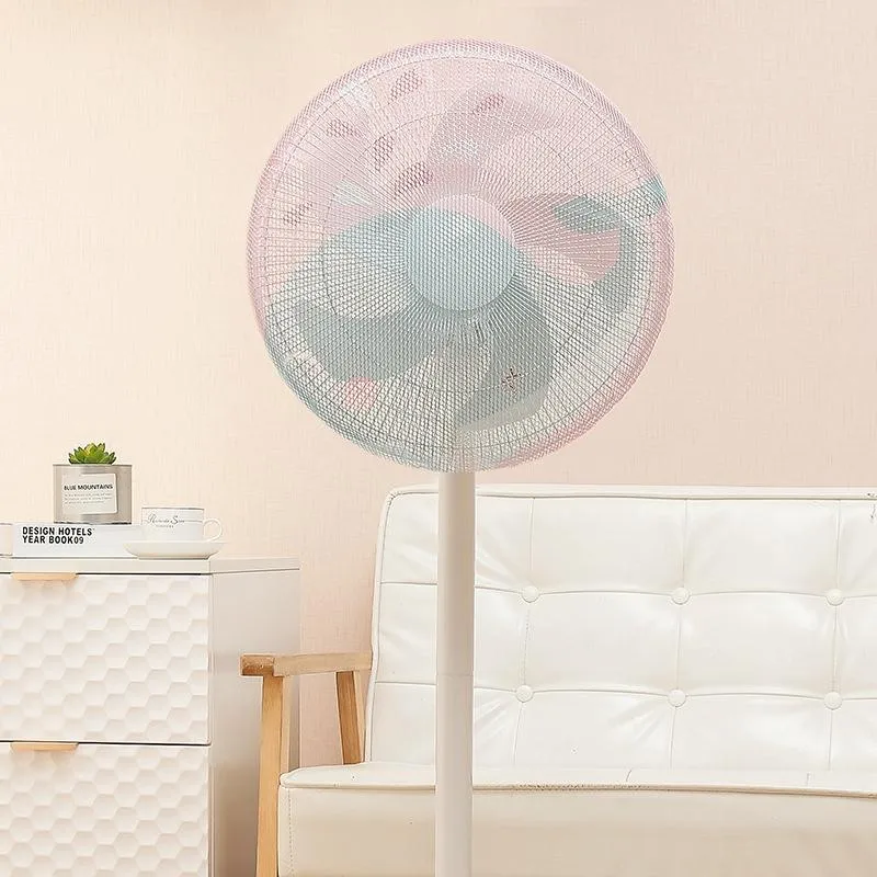 18-Inch Cartoon Children's Electric Fan | With All-Inclusive Mesh Protection Net & Anti-Pinch Hand Cover | Sun Flower