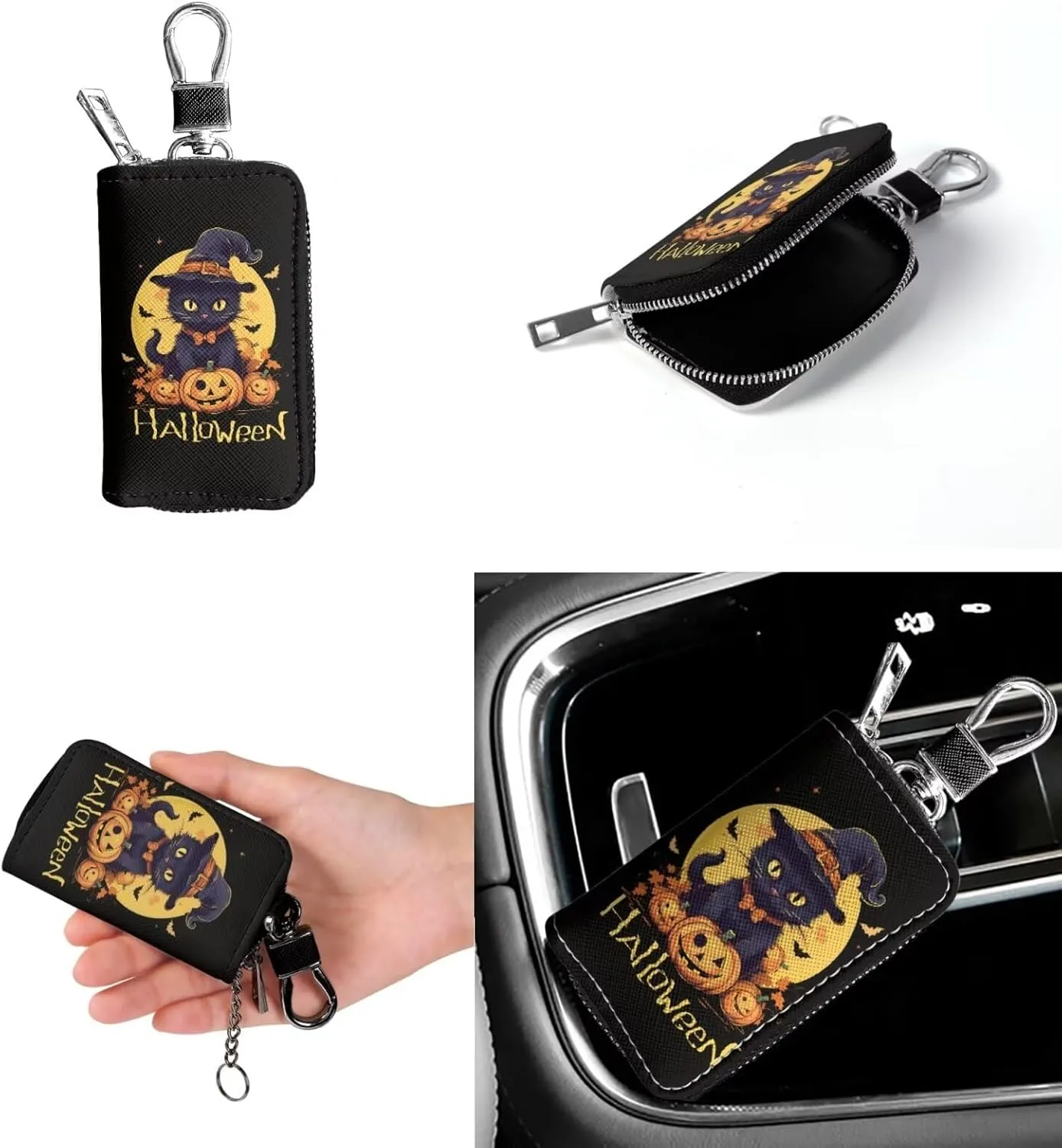 2Pcs Tote Bags Set Satchel Bags Crossbody Bags for Women Car Key Fob Protector