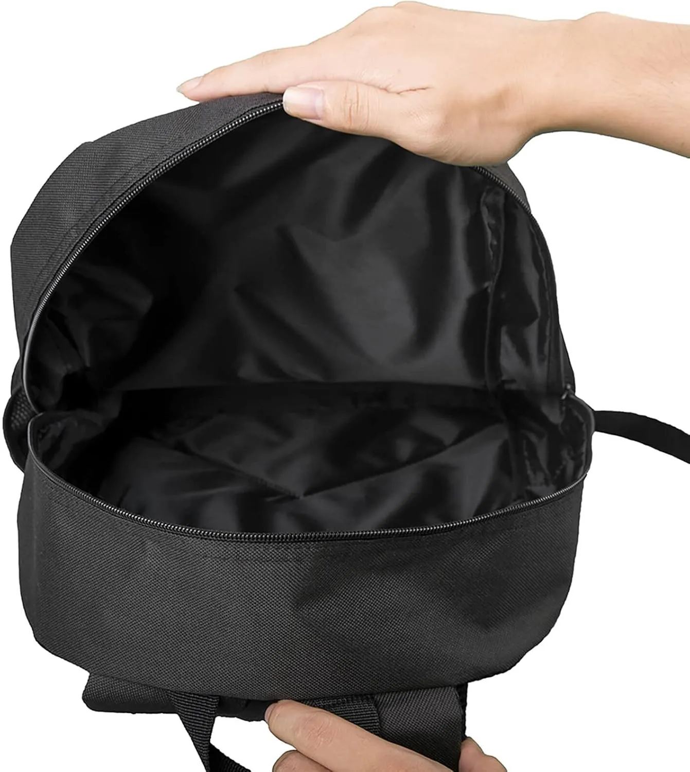 3PCS Backpack Set 3D Print Casual Backpacks Fashion Travel Bag Black