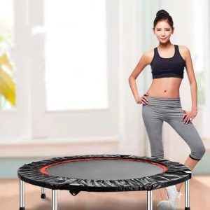 40 Inch Trampoline Gym Home Children Indoor Bounce Bed | With Handrails