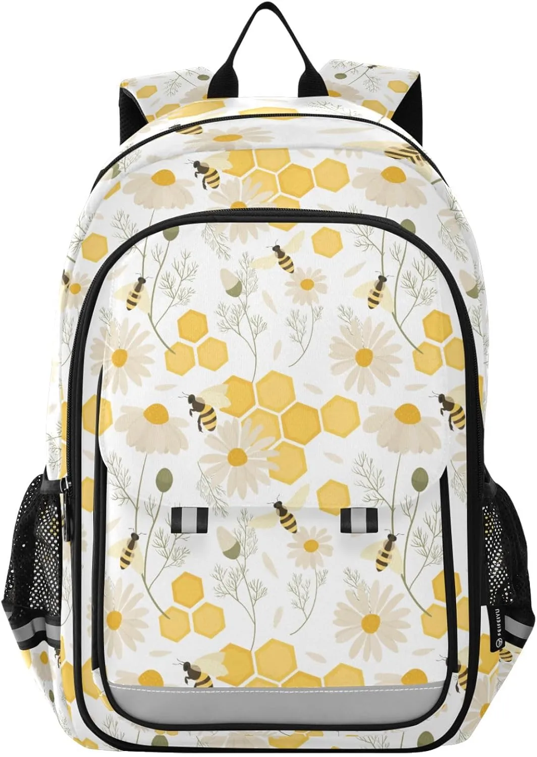 ALAZA Bee Laptop Backpack Purse for Women Men School Bag 17 Inch Bookbag Student Boys Girls Travel Casual Daypack