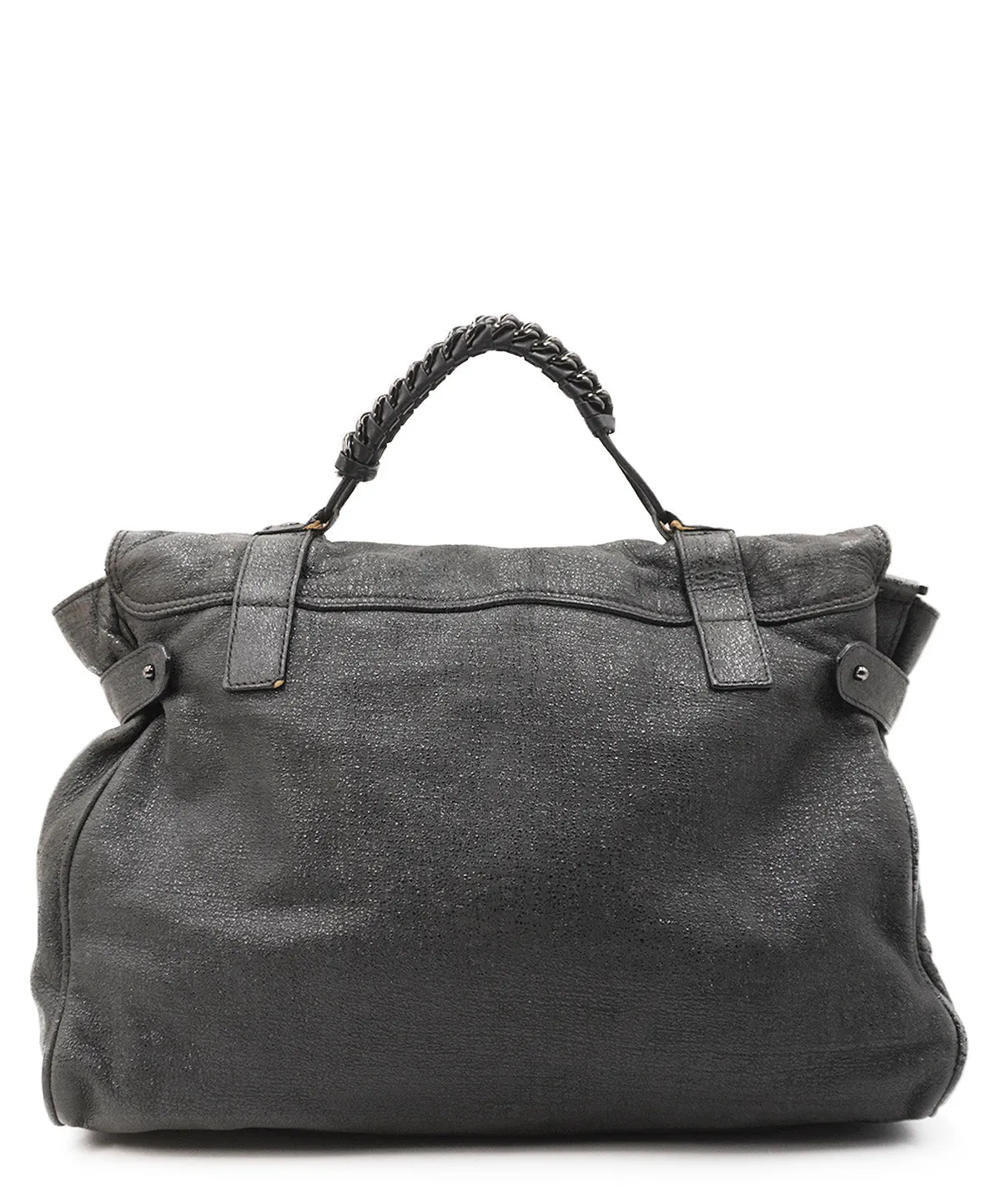 Alexa Leather Crossbody Bag Black