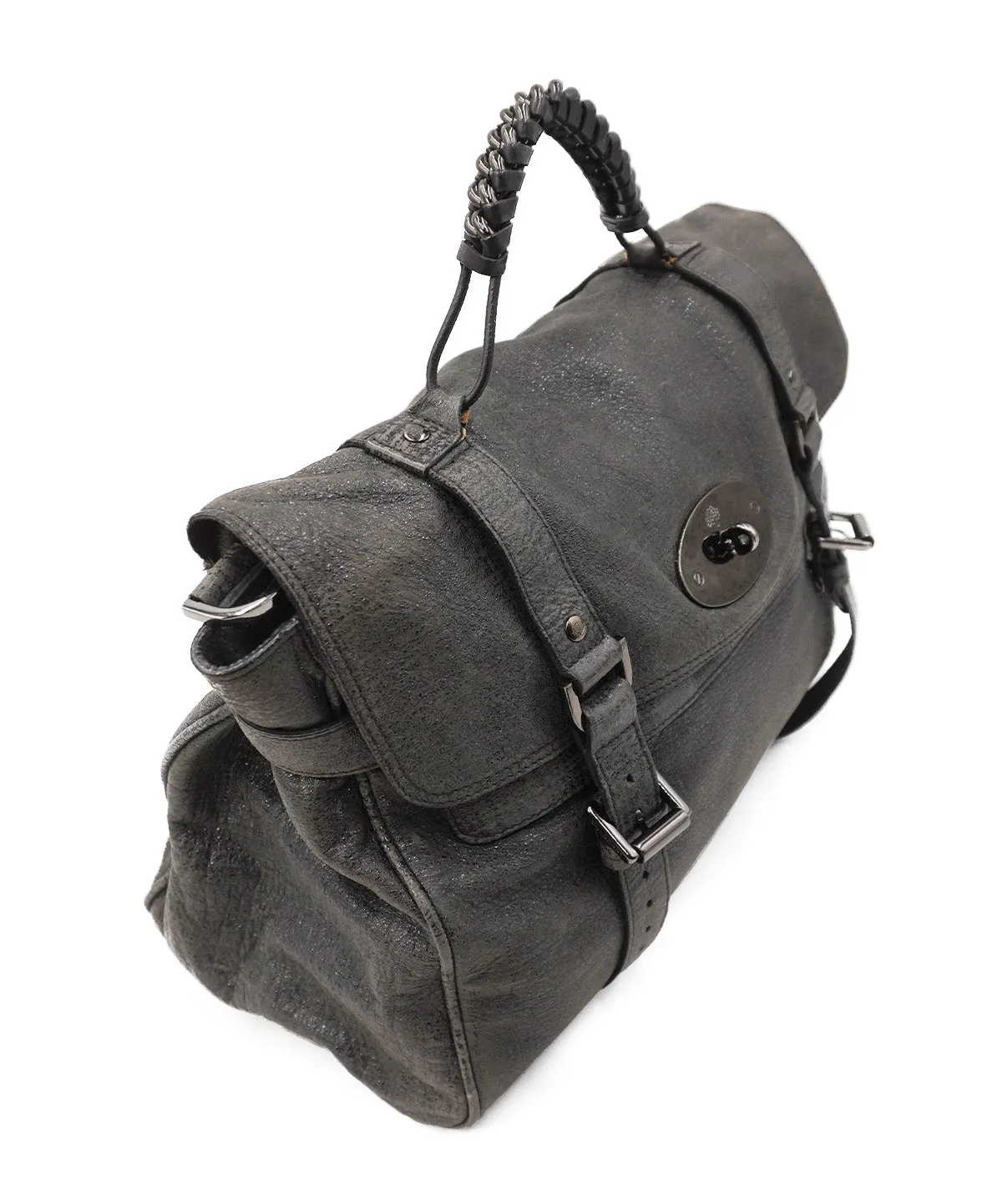 Alexa Leather Crossbody Bag Black