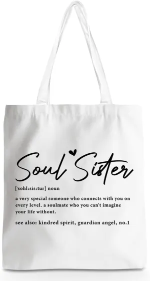 Appreciation Gifts Sunshine Gifts Soul Sister Gifts, Teacher Thank You Gifts Tote Bag Beach Bag Shopping Bags