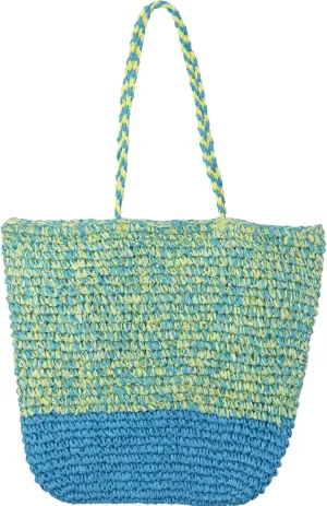 Beach Bag, Large Beach Bag for Women, Woven Straw Beach Tote Bag Waterproof, Weaving Swim Shopping Travel Bag