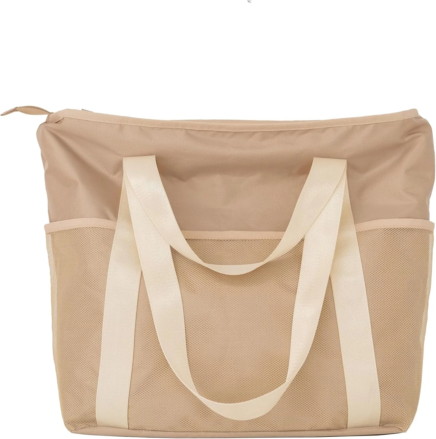 Beach Bag XL Mesh Beach Bag, Mesh Tote with Pockets Ideal for Your Family Trip Waterproof Causal Hobo Pool Bags