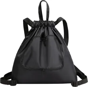Beach Tote Bag Drawstring Seal Folding Sports Fitness Backpack Light Travel Day-Pack For Gym Outdoor Mens Beach Travel R