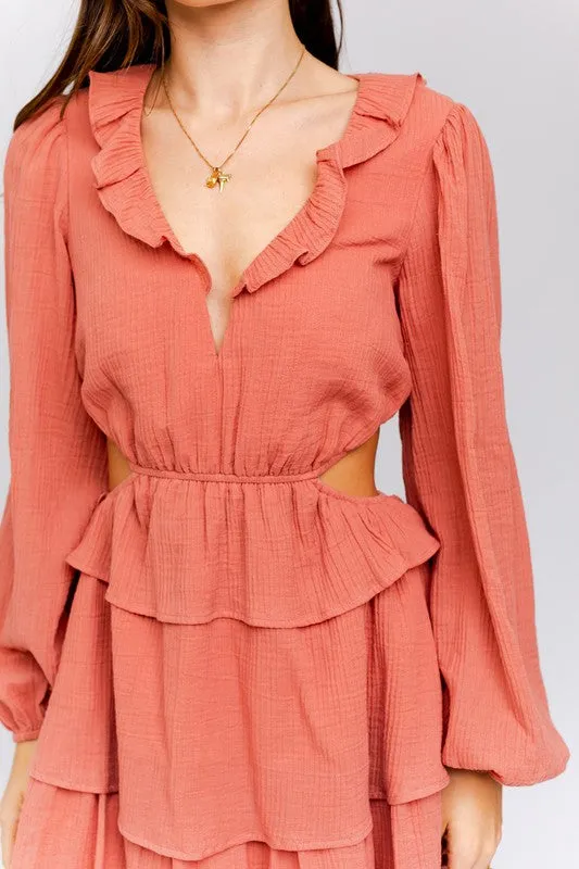 Bloom Ruffle Detail Dress