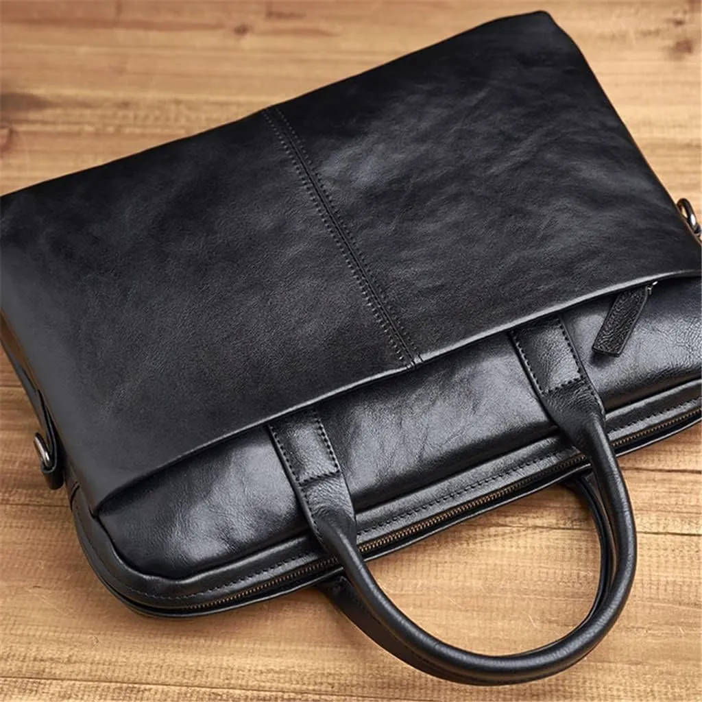 Briefcase Men Bag Business Handbag Male Laptop Shoulder Bags Black Briefcase
