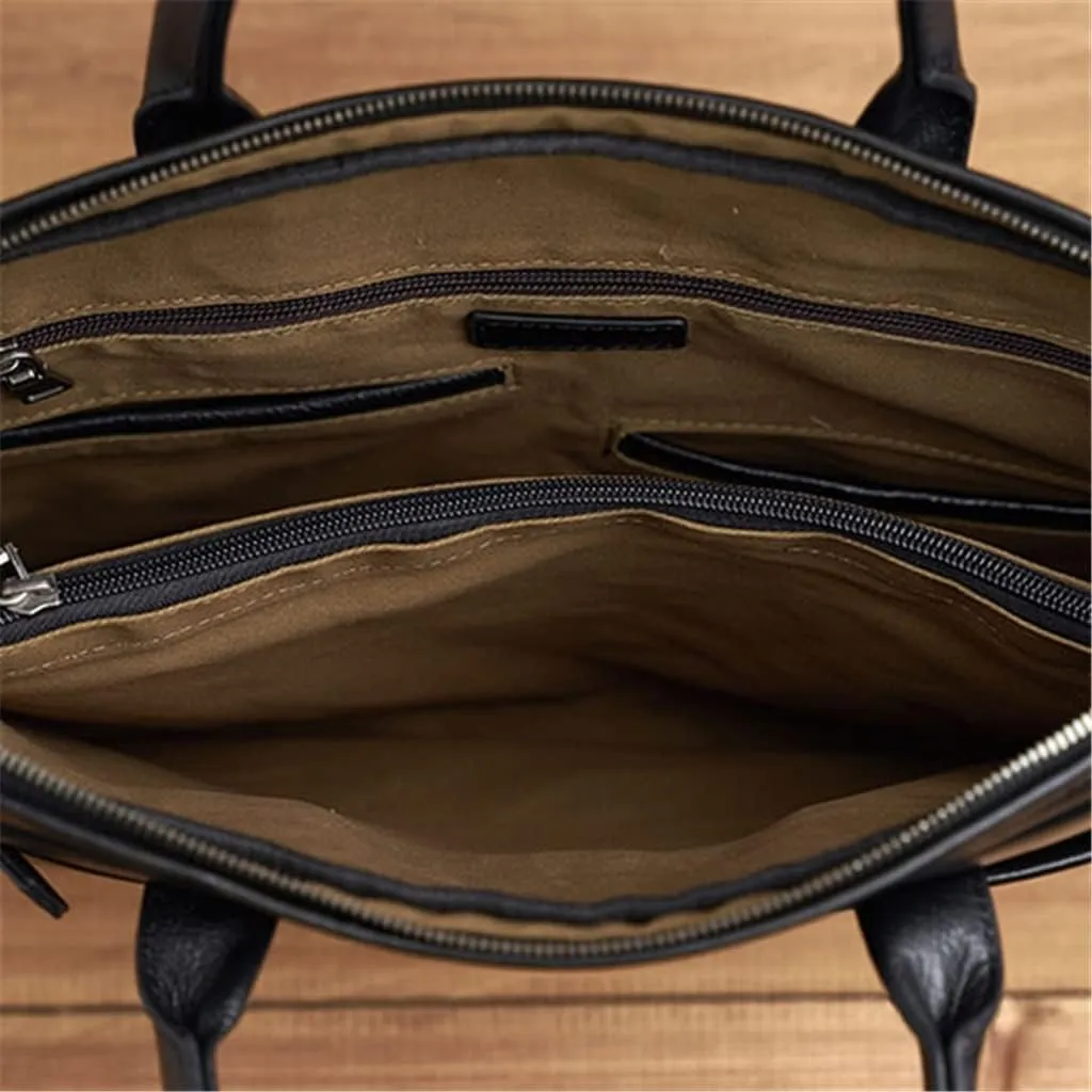 Briefcase Men Bag Business Handbag Male Laptop Shoulder Bags Black Briefcase