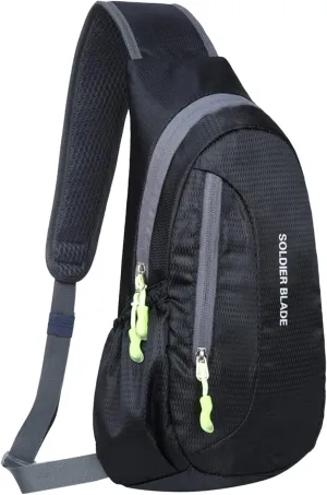 Chest Strap Small Folding Pack for Walking Man Women Outdoor Multifunctional Sling Backpack Fashionable Casual