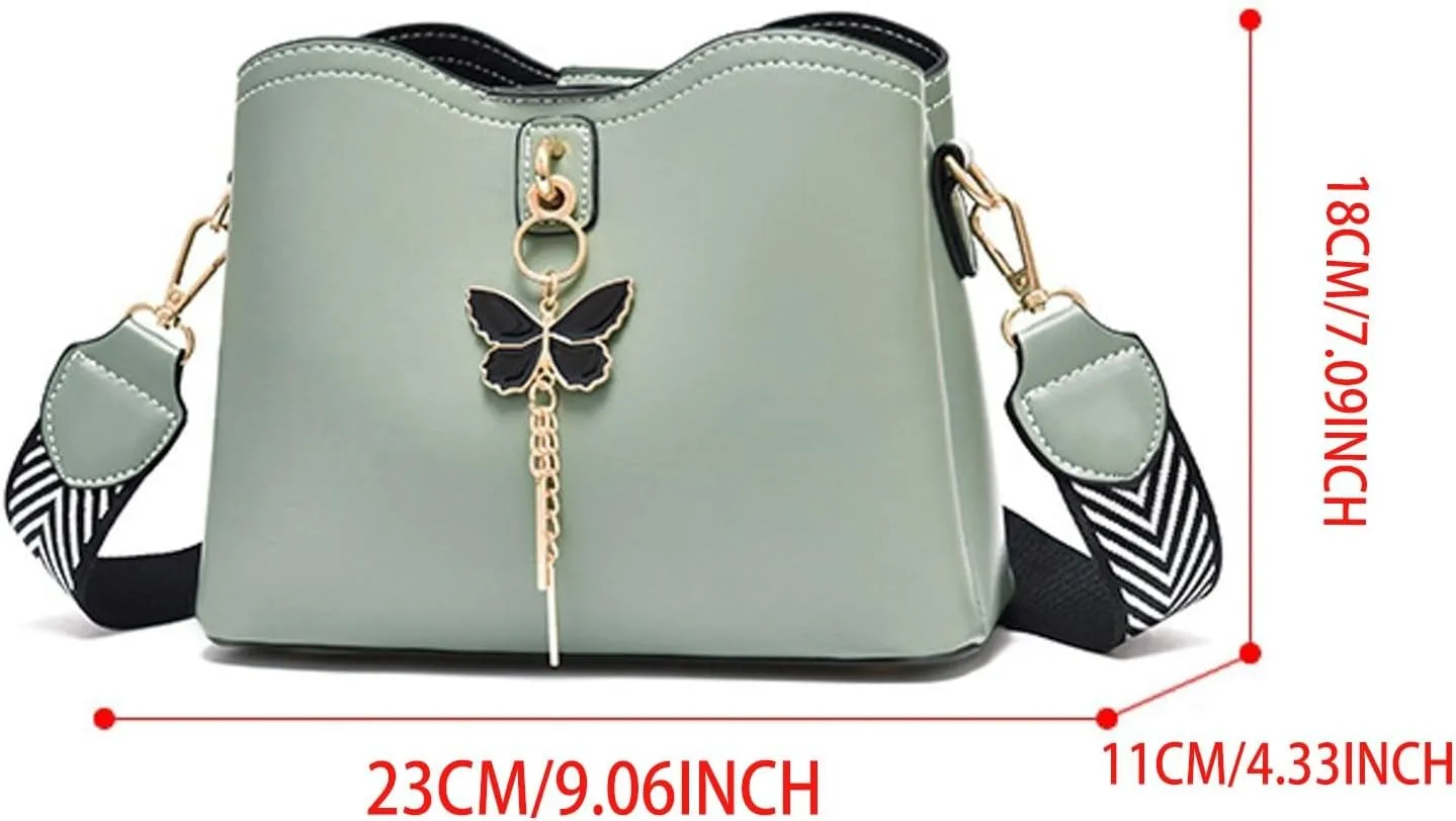 Fashionable And Versatile Women's Casual Large Capacity Simple Solid Color Single Shoulder Crossbody (Red, One Size)