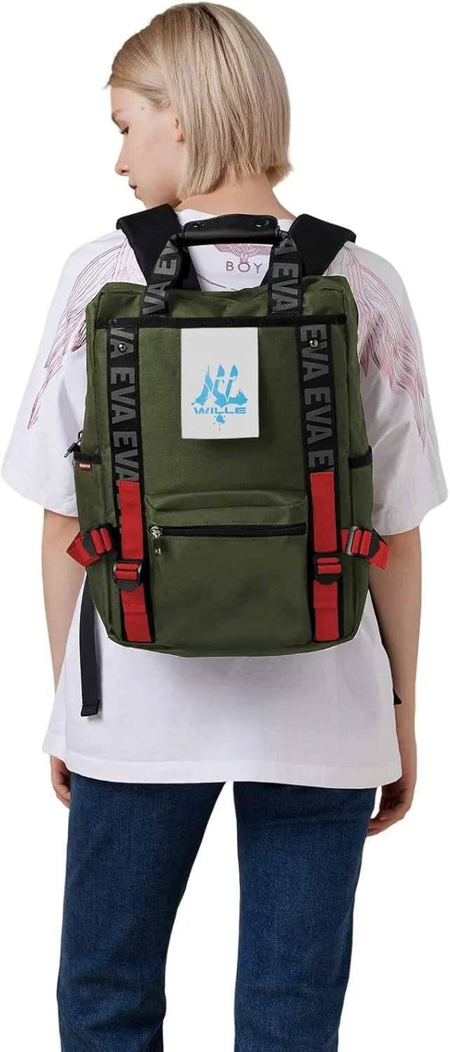 FIREFIRST Neon Genesis Evangelion Backpack 15.6 Laptop Backpacks Travel Leisure Backpack