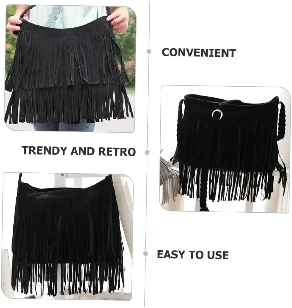 frosted summer vintage Lady bags messenger bag Messenger Fringed bag wallet European and American