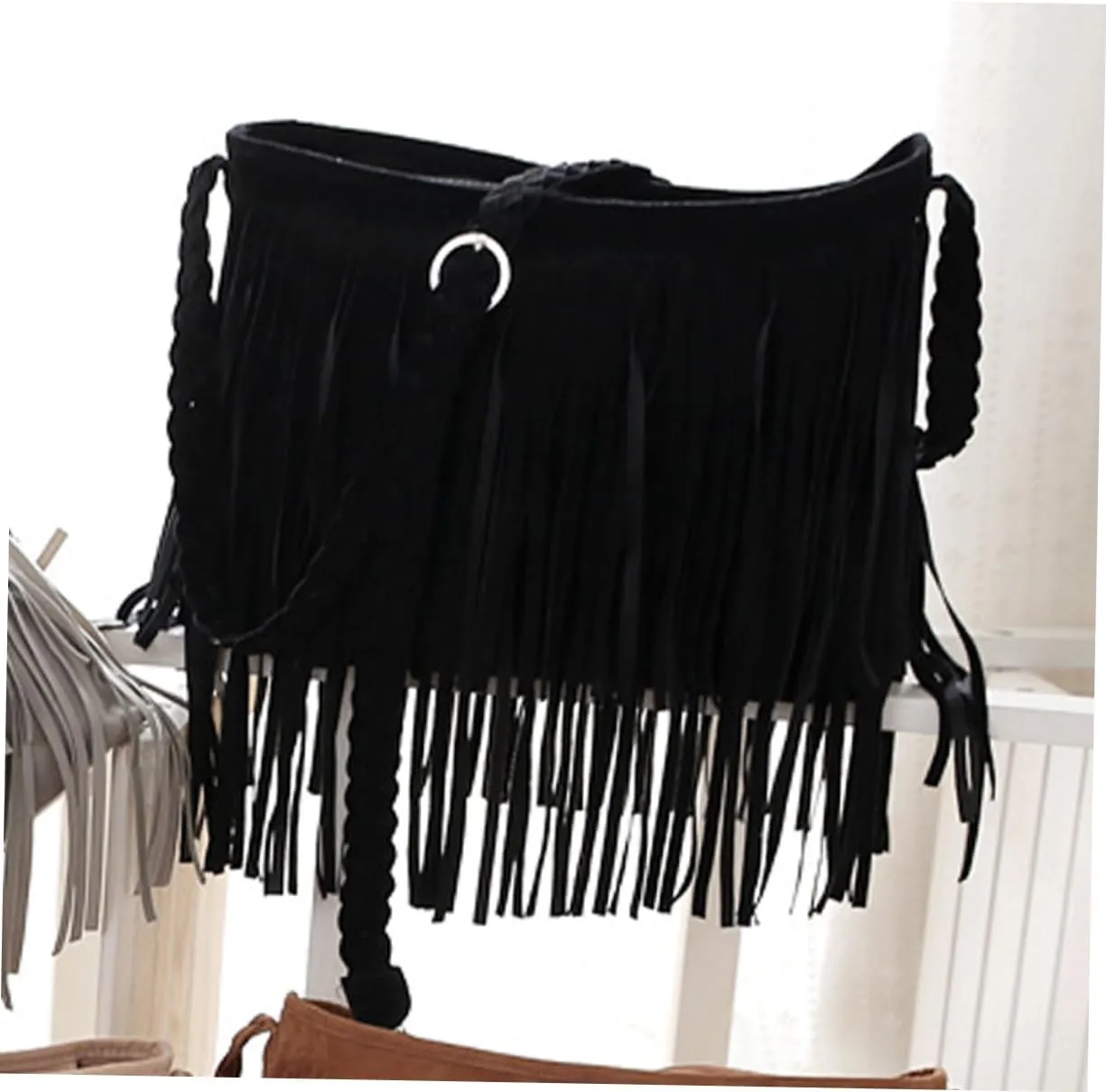 frosted summer vintage Lady bags messenger bag Messenger Fringed bag wallet European and American