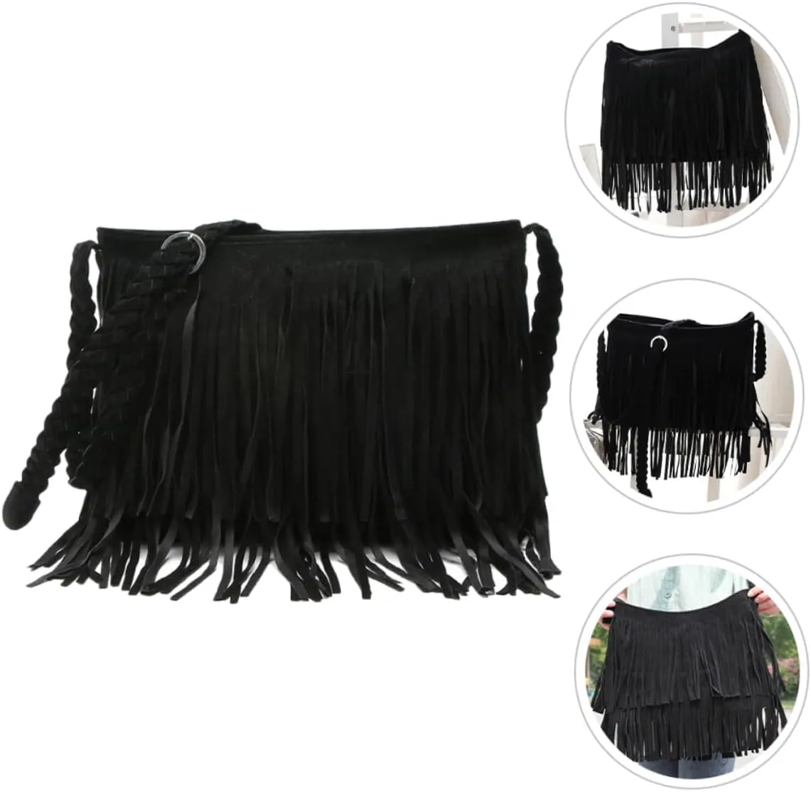 frosted summer vintage Lady bags messenger bag Messenger Fringed bag wallet European and American