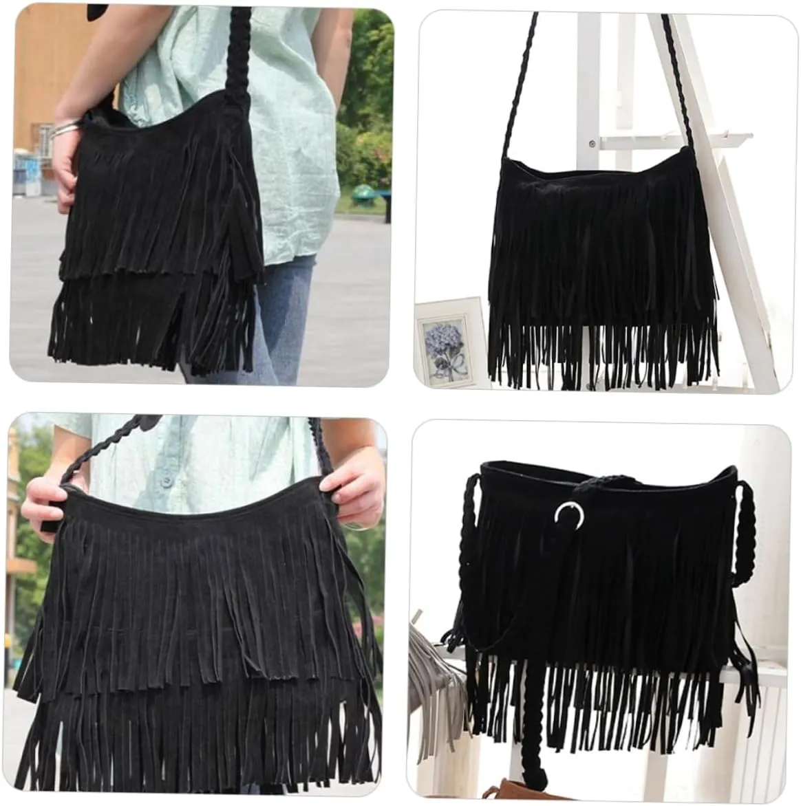 frosted summer vintage Lady bags messenger bag Messenger Fringed bag wallet European and American