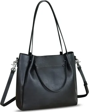 Genuine Leather Handbags for Women Satchel Purses Vintage Handmade Shoulder Bag Top Handle Handbag Totes