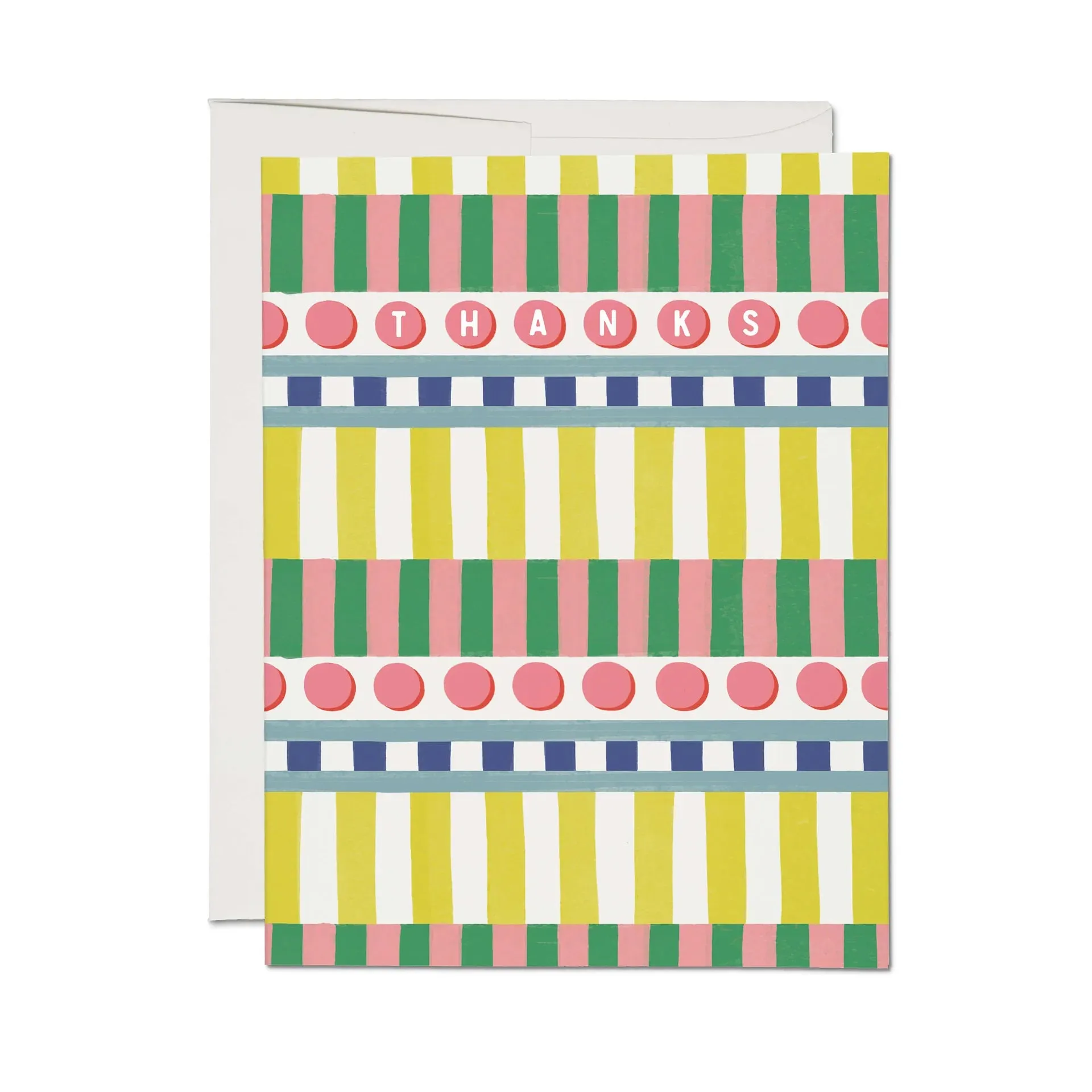 Geometric Thanks Card