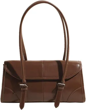 Glossy Vegan Leather Tote Bag for Women Small Y2k Shoulder Purse Trendy Handbags Top Handle Satchels 2024