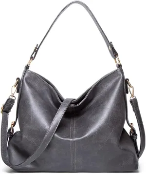 Handbag for Women PU Leather Shoulder Bag Shopper Hobo Purses Work Crossbody Bag Tote Satchels