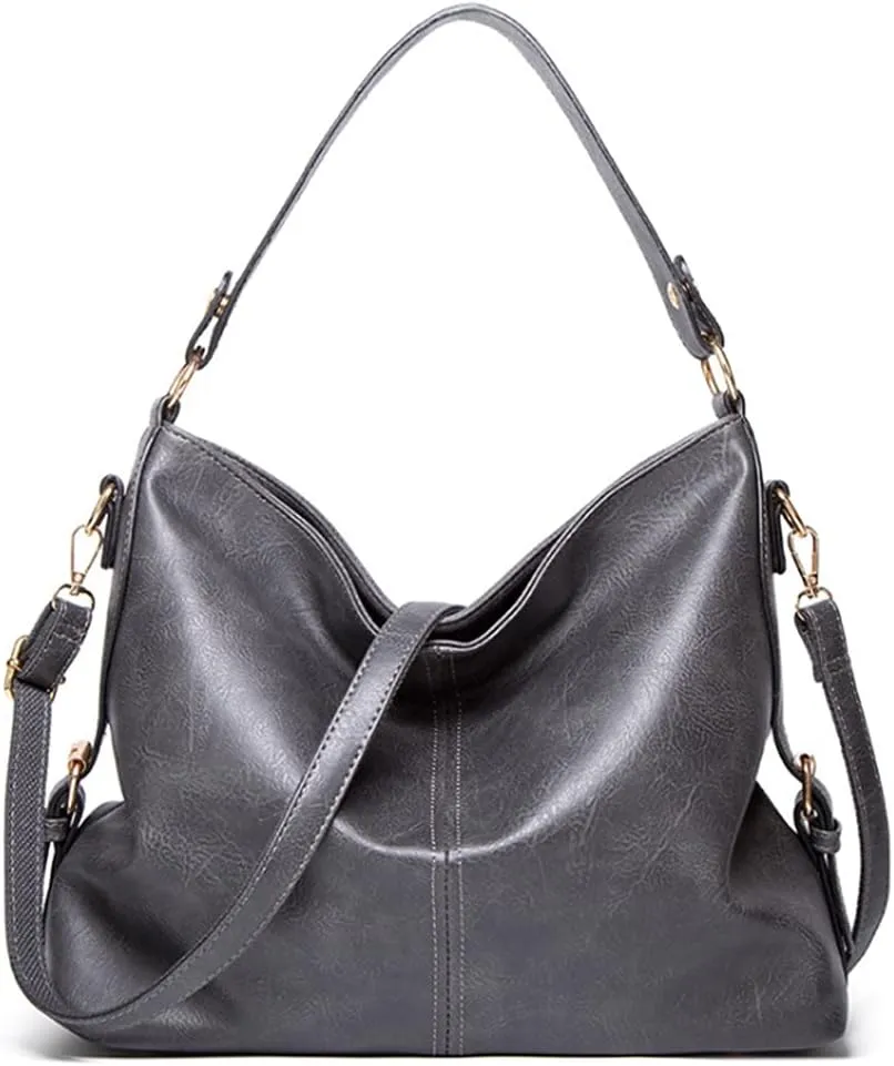 Handbag for Women PU Leather Shoulder Bag Shopper Hobo Purses Work Crossbody Bag Tote Satchels