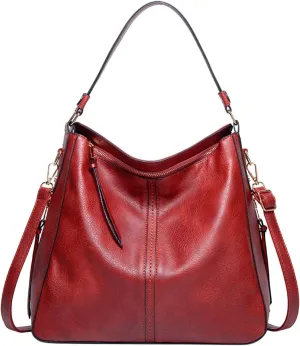 Handbags For Women Hobo Handbags Large Designer Ladies Bag Bucket Purse Faux Leather For Shopping Travel