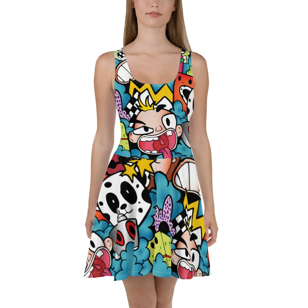 In The Jungle = Skater Dress