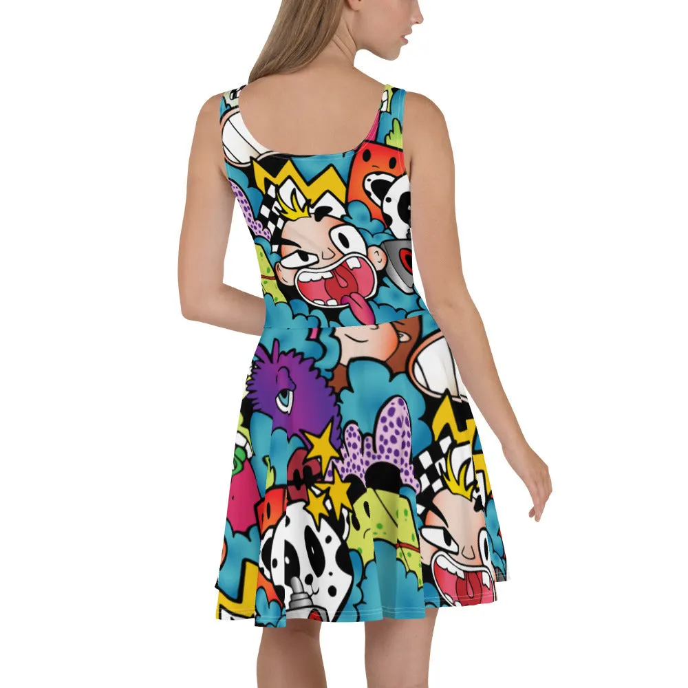 In The Jungle = Skater Dress