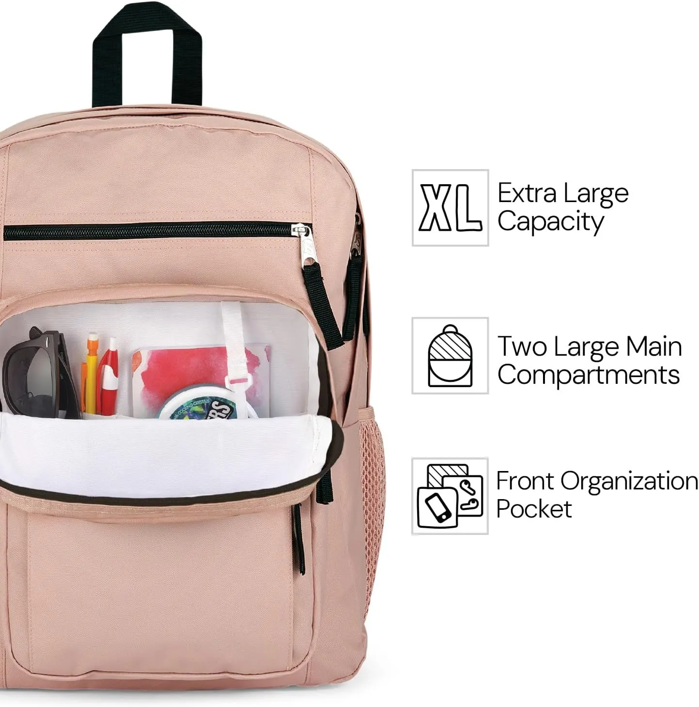 JanSport Laptop Backpack - Computer Bag with 2 Compartments, Ergonomic Shoulder Straps, 15 Laptop Sleeve, Haul Handle - Camo Illusion