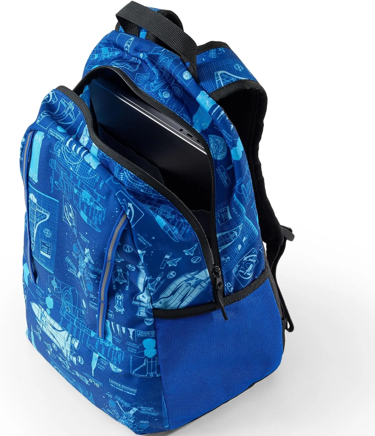 Lands' End Kids' ClassMate Blue Galaxy Space Small