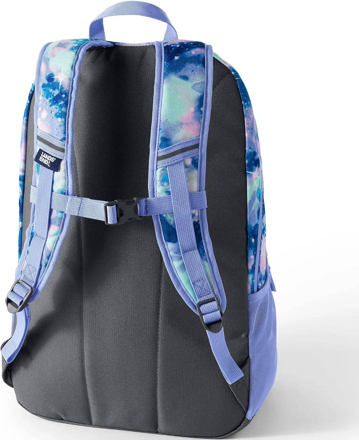 Lands' End Kids' ClassMate XL Backpack Warm Lavender Galaxy X-Large