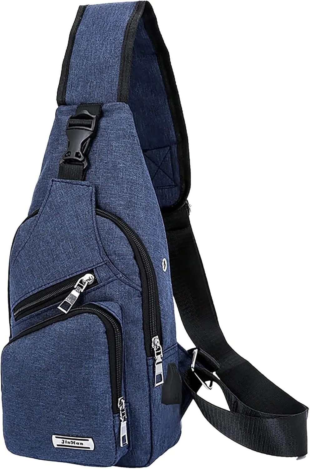 Lightweight Small Crossbody Bag for Women Men Cross Body Shoulder Bags with Keyholder Waterproof Backpack(Blue)