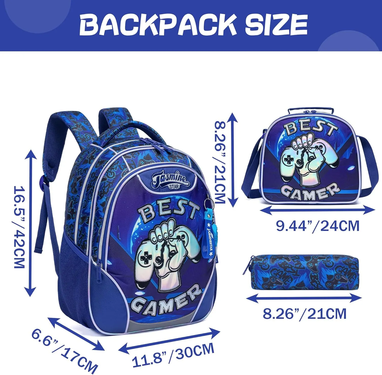 Meetbelify Backpacks for Boys School Bag Cute Boys Backpacks Ages 8-10 with Lunch Box Kids Bookbag Set Travel Backpack for Kindergarten Elementary Students Backpack to School Supplies