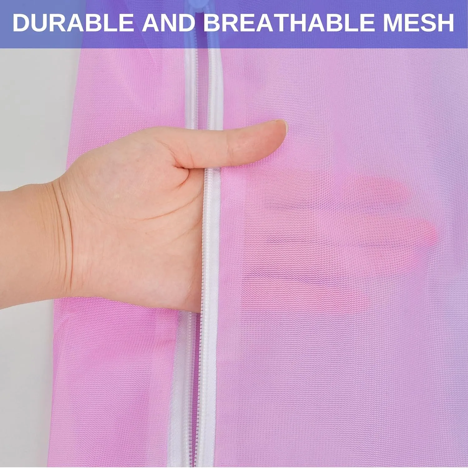 Mesh Laundry Bag for Delicates, Wash Bag for Underwear and Lingerie, Travel Storage Organize Bag, Makeup Organizer Bag