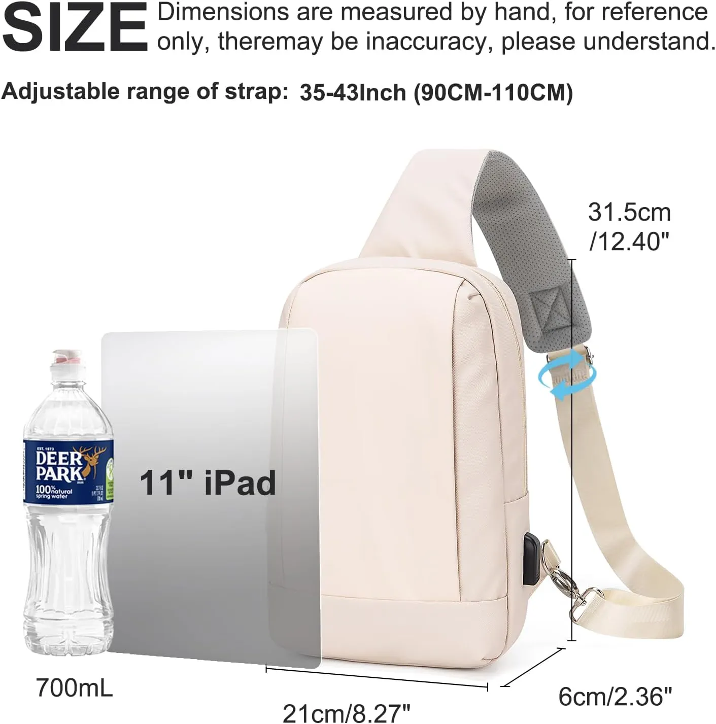 Messenger Bag Sling Bag Crossbody Shoulder Bag for Men Women Travel Work Satchel Bags