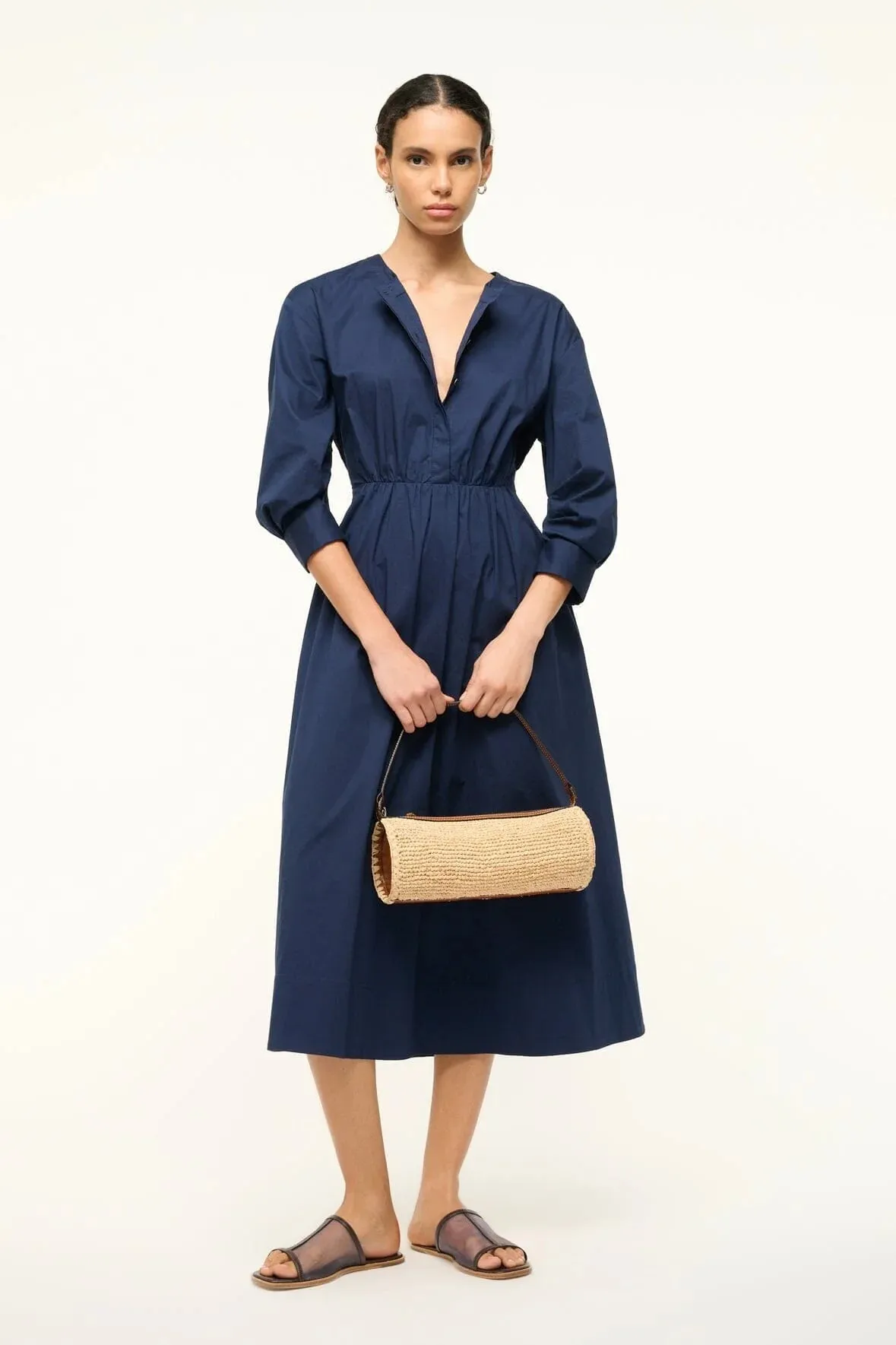 Mini Taru Raffia Bag in Natural/Tan