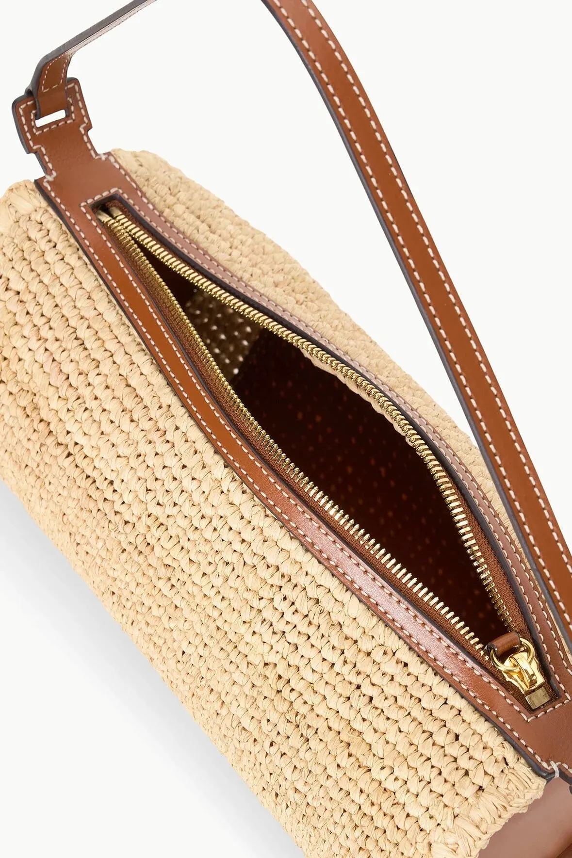Mini Taru Raffia Bag in Natural/Tan