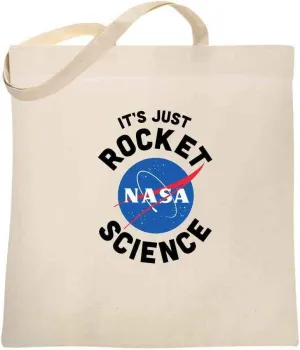 NASA Approved Its Just Rocket Science Funny Reusable Shopping Canvas Tote Bag
