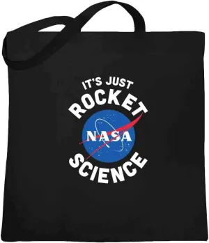NASA Approved Its Just Rocket Science Funny Reusable Shopping Canvas Tote Bag