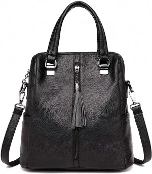 PU Leather Tote bags Women's Shoulder Crossbody Bag Black Messenger Bags Bags Brown
