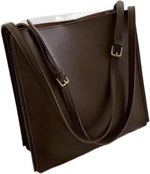 Quality Women Tote Bag Shoulder Leather Handbag Luxury Totes Large Capacity Solid Color Shopper Bag For Women