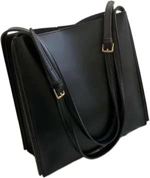 Quality Women Tote Bag Shoulder Leather Handbag Luxury Totes Large Capacity Solid Color Shopper Bag For Women