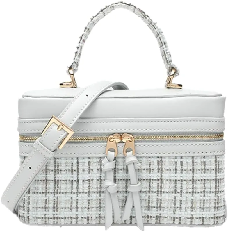 Retro Shoulder Handbags For Women Lunch Box Bag with Strap Quilted Crossbody Purse Designer Satchels 2025