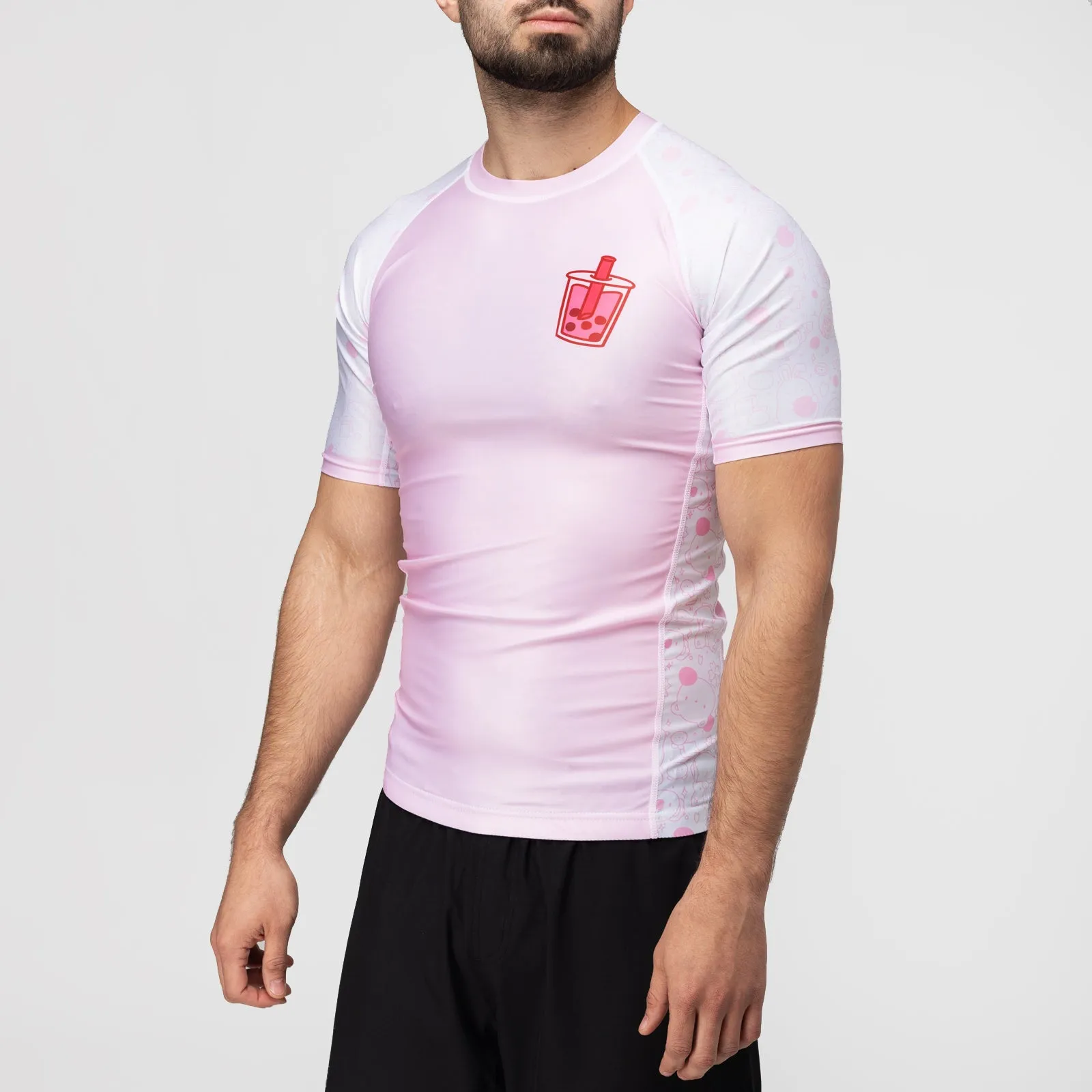 Rolling Society "Boba Pink" Rash Guard Mens